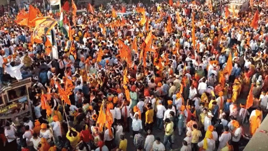 Crowd of ram mandir