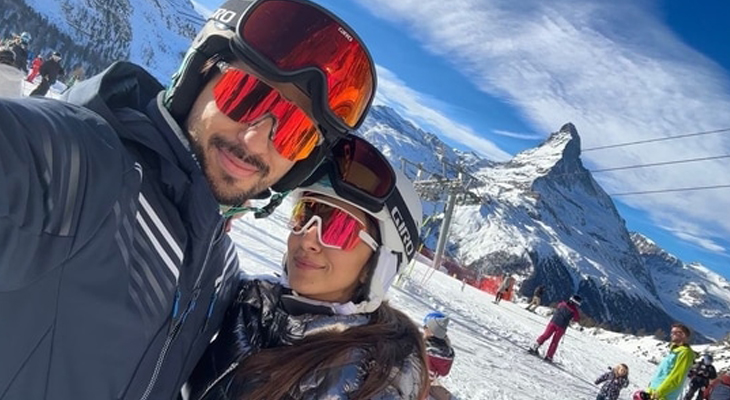 Kiara and Siddharth celebrate New Year amidst the snowy mountains