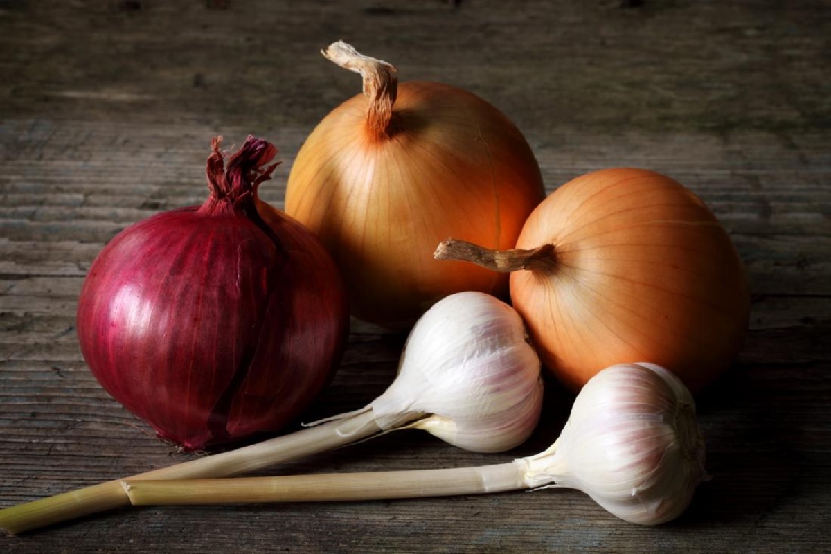 onion garlic