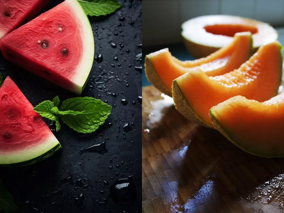 watermelon vs muskmelon