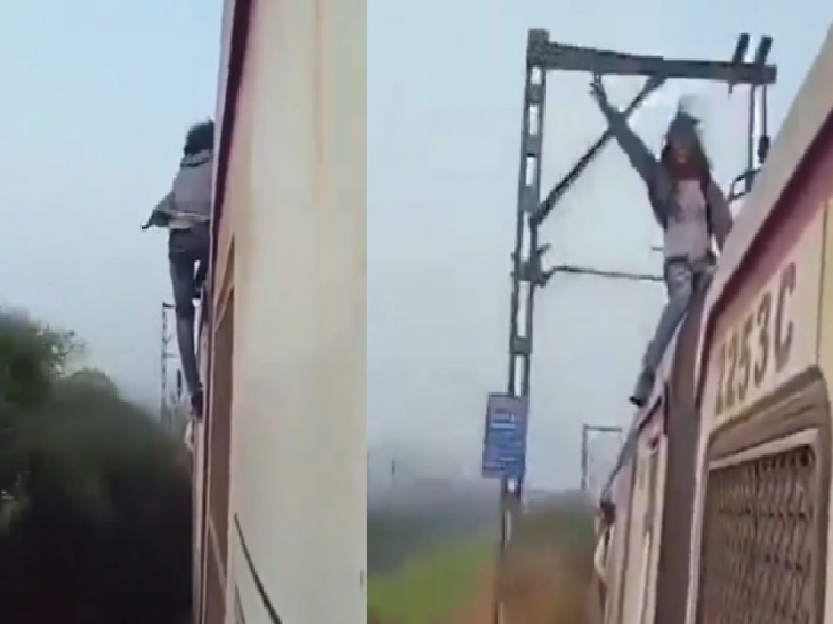train viral video
