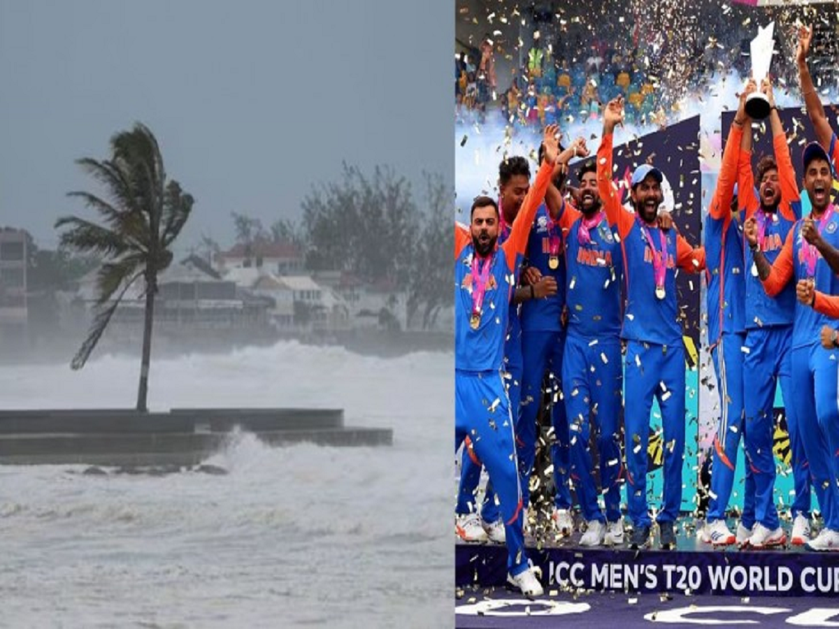 Barbados Weather : ટીમ ઈન્ડિયાની હોટલ પાસે ચક્રવાતનું વિકરાળ સ્વરૂપ, લેટેસ્ટ વીડિયો જોઈને તમે પણ ડરી જશો