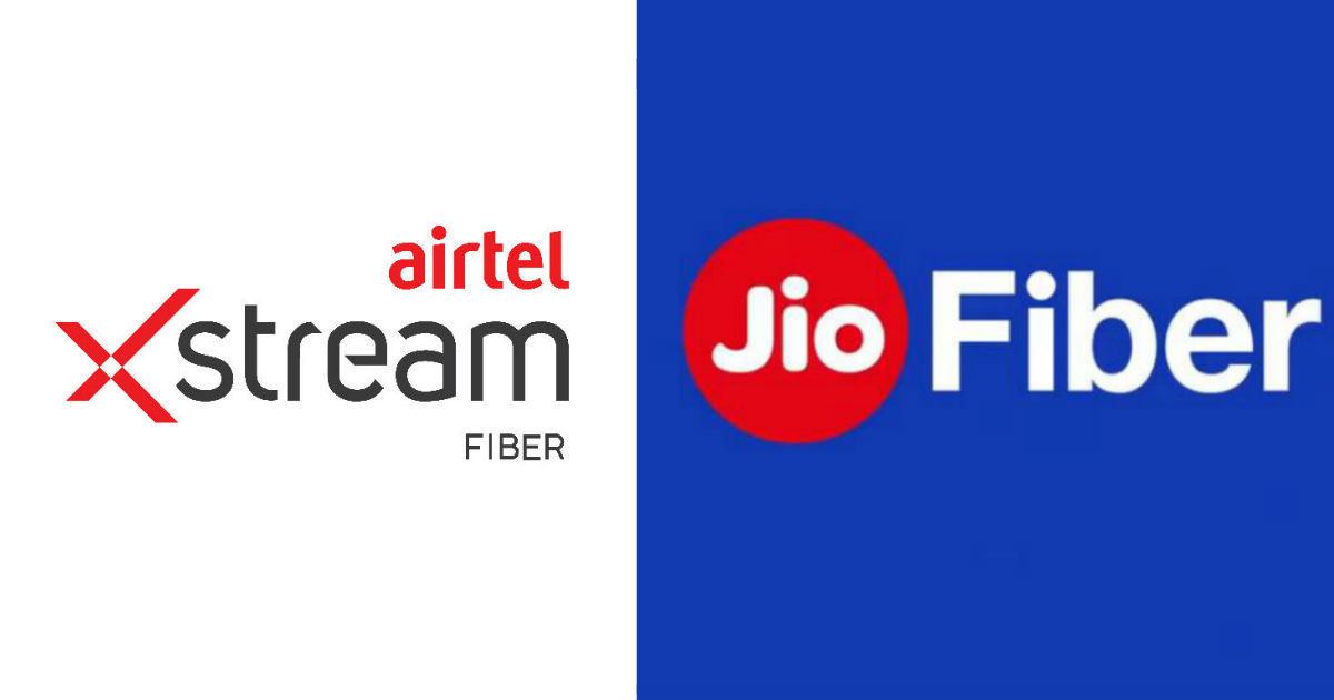 Airtel Xstream fiber vs Jio Fiber