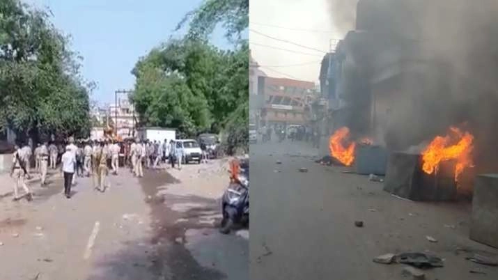 Gujarat 1 killed 10 policemen injured in riots on Ram Navami Section 144 applied in many places