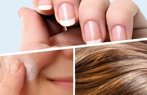 hair skin nails