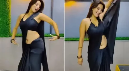 Bhojpuri actress Shweta Mahara did such a dance wearing a