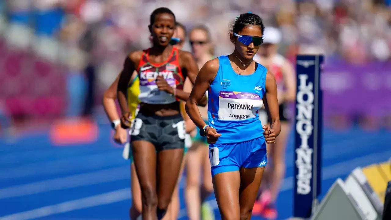 Priyanka creates history in Woking gets silver medal in Commonwealth Games