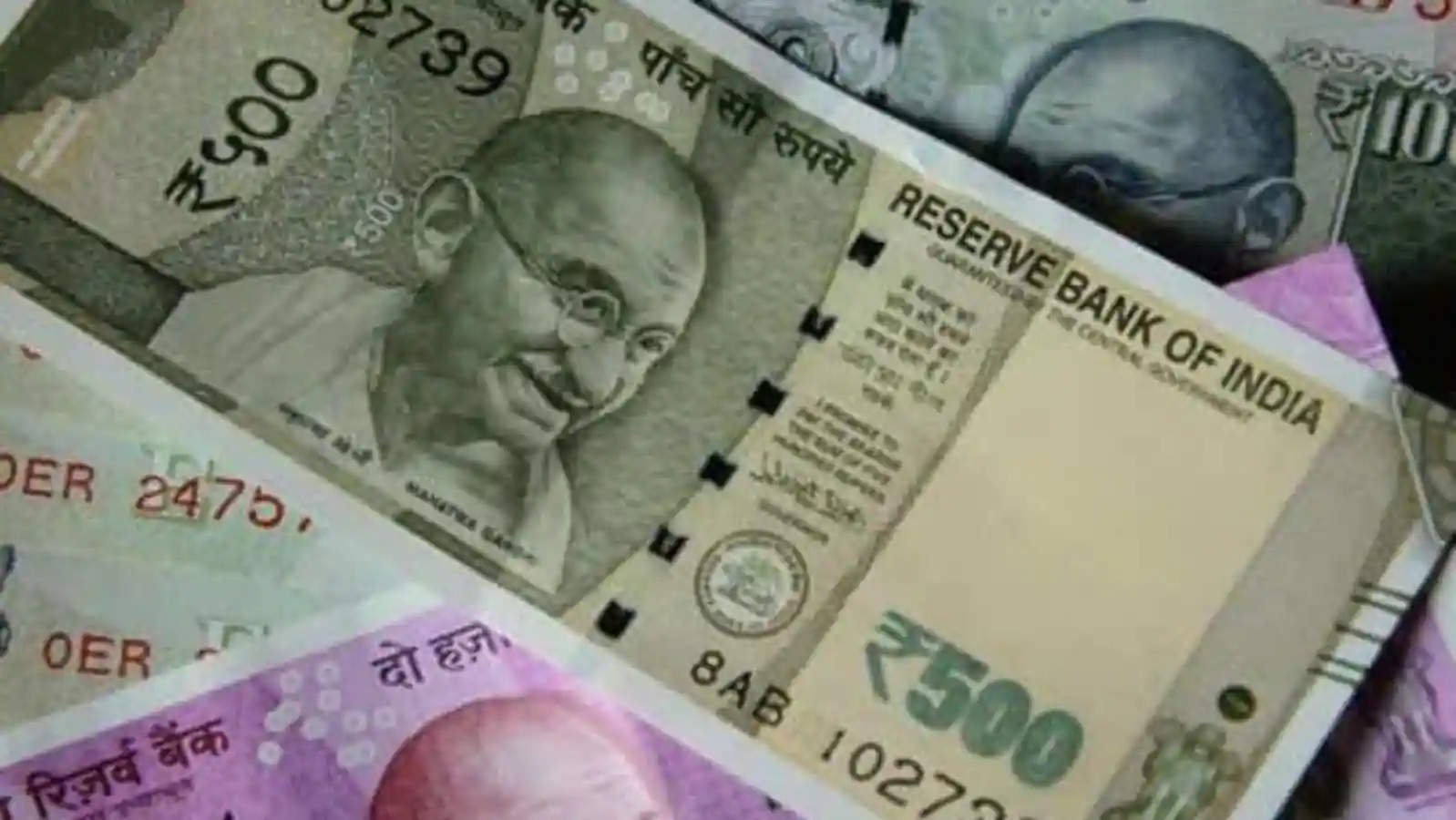 The rupee improved touching a one month high