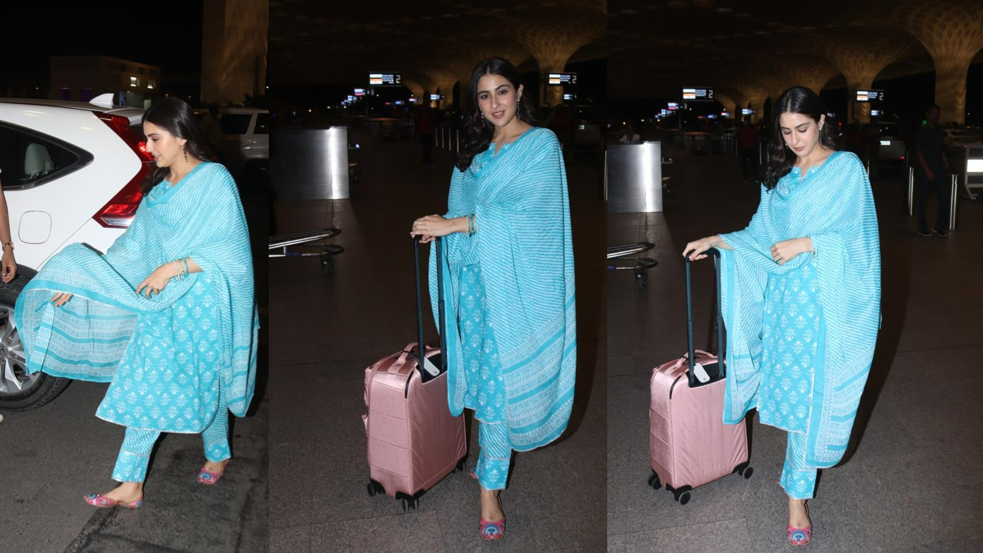 Ditching the glamorous avatar when Sara was spotted in a simple suit people said Yeh to hamare jaisi...