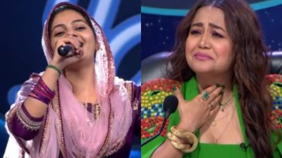 Indian Idol 13 Latest Promo Wearing a dupatta on her head this contestant waved her bravery and forgot everything Neha Kakkar became the biggest fan within minutes.