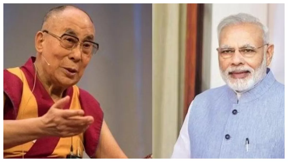 pm modi and dalai lama